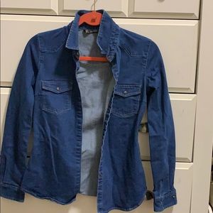 Zara jeans shirt
